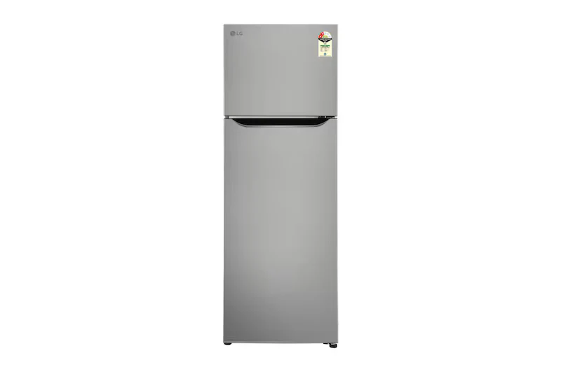 LG 288L 2 Star Double Door Refrigerator (GLT2926PDPZ), Convertible, Smart Inverter Compressor, Shiny Steel