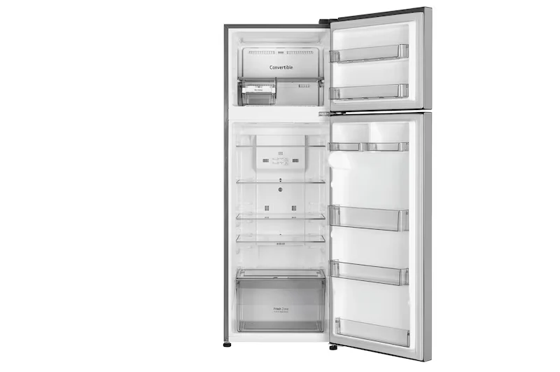 LG 288L 2 Star Double Door Refrigerator (GLT2926PDPZ), Convertible, Smart Inverter Compressor, Shiny Steel - Image 5