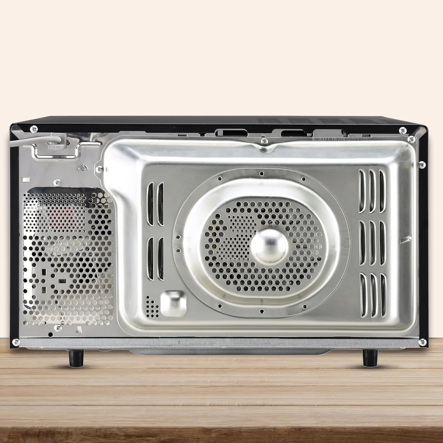 LG 28L Charcoal Convection Microwave Oven (MJEN286UI, Black, Healthy Heart Recipes, Diet Fry, Paneer, Curd, Ghee, 360° Motorised Rotisserie for Bar-be-queing &amp; 10 Years of warranty on Charcoal Heater) - Image 2