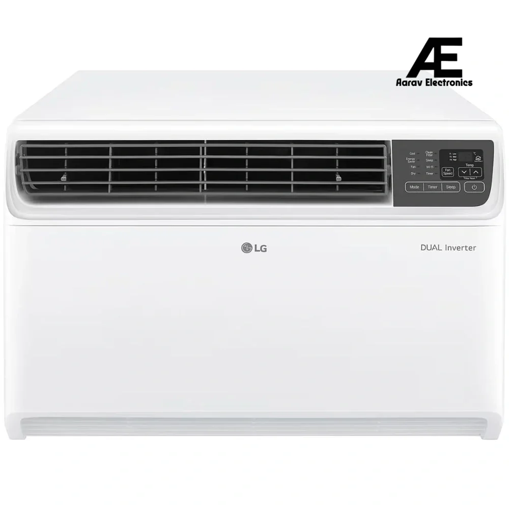 LG 3 Star (1.5) Window AC, Convertible 4-in-1 Cooling, Dual Inverter Compressor, 100% Copper Tubes, Energy Manager+, ThinQ™ (Wi-Fi), 4.7 kW, 2026 Model,(AW-Q18WWXA)