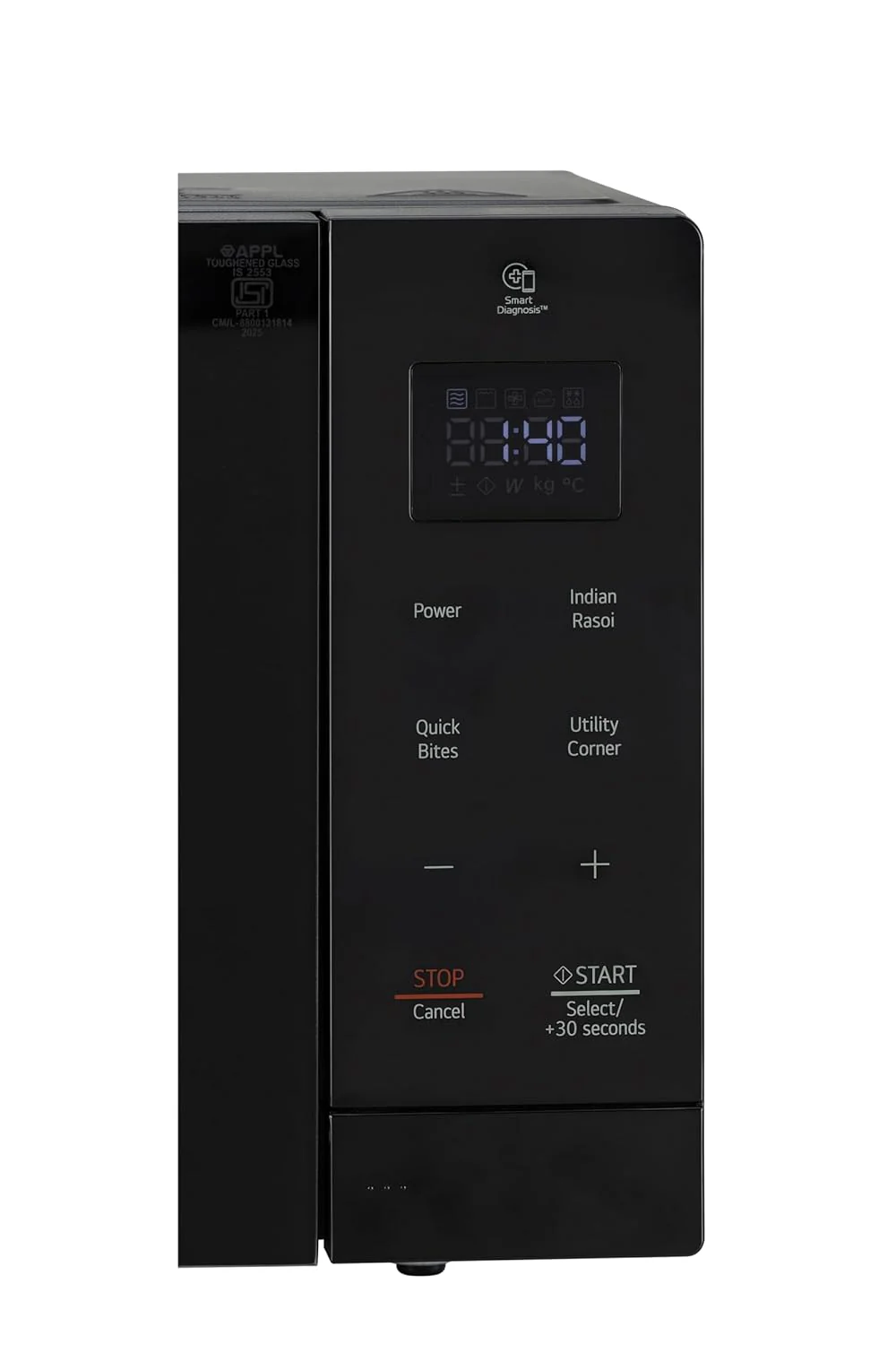 LG 30 L Solo Microwave Oven (MS3032BK, Black, 44 Auto Cook Menu, Steam Clean, Anti-bacterial cavity) - Image 2
