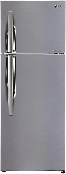 LG 308 L 2 Star Frost Free Inverter, Wi-Fi Double Door Refrigerator (GL-C322KPZY, Shiny Steel)