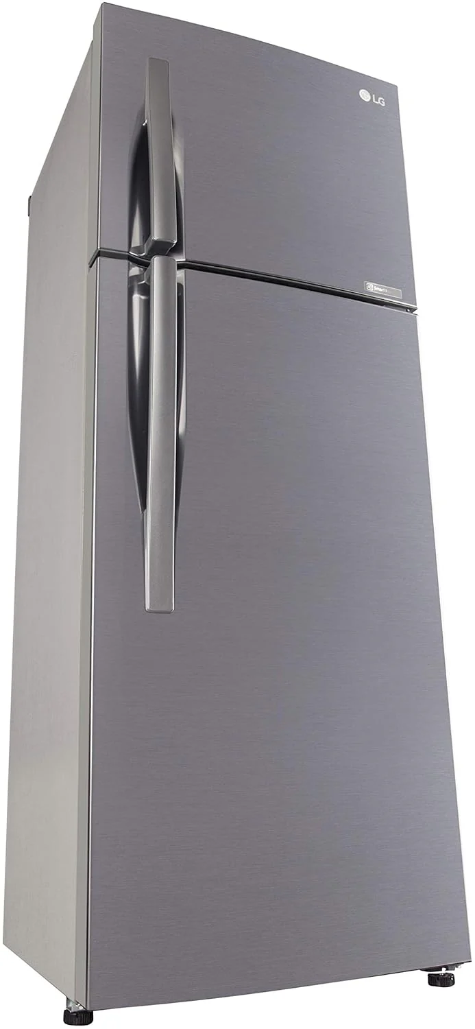 LG 308 L 2 Star Frost Free Inverter, Wi-Fi Double Door Refrigerator (GL-C322KPZY, Shiny Steel) - Image 7