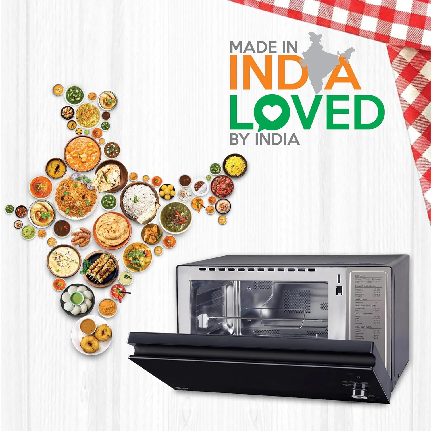 LG 32 L Charcoal Convection Microwave Oven (MJEN326SF, Black) (Open Box / Without Box) - Image 5