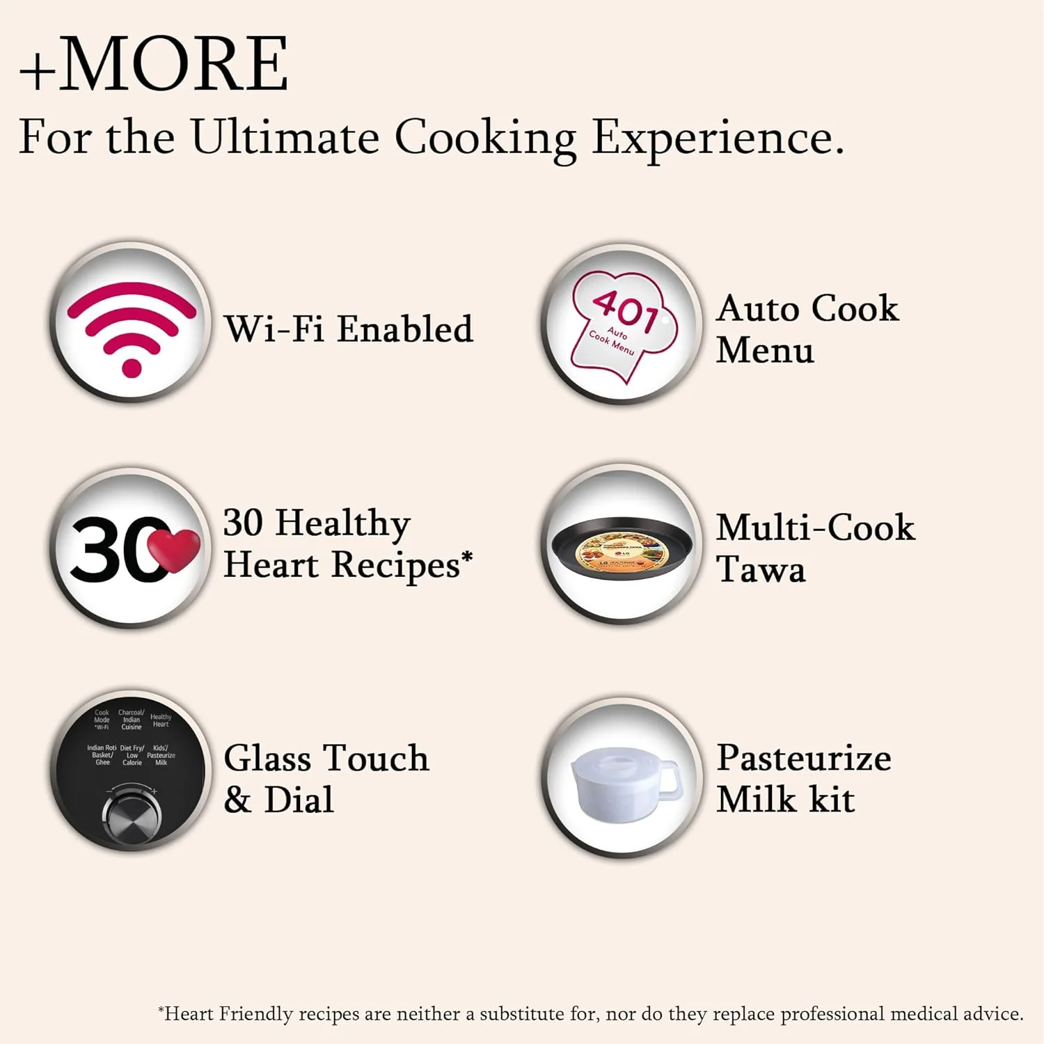 LG 32 L Scan to Cook Wi-Fi Enabled Charcoal Convection Healthy Microwave Oven (MJEN326PKW, Black, Heart Friendly, Pasteurized Milk, Ghee, Diet Fry &amp; 360° Motorised Rotisserie for Bar-be-queing) - Image 6