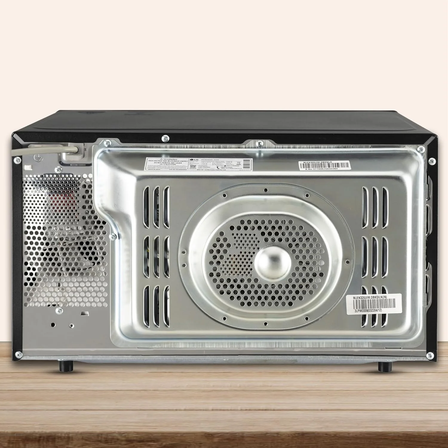 LG 32 L Scan to Cook Wi-Fi Enabled Charcoal Convection Healthy Microwave Oven (MJEN326UIW, Black - Regal Pattern, Heart Friendly Recipes, Pasteurized Milk, Ghee, Diet Fry &amp; 360° Motorised Rotisserie) - Image 2