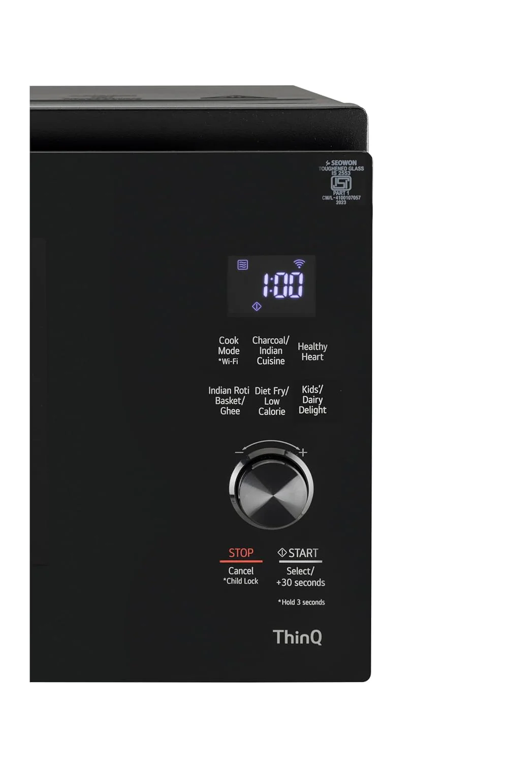 LG 32 L Scan to Cook Wi-Fi Enabled Charcoal Convection Healthy Microwave Oven (MJEN326ULW, Motorised Rotisserie for Bar-be-queing at home, Diet Fry &amp; 10 Year Warranty on Charcoal Heater, Black) - Image 3