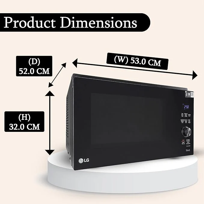 LG 32 L Wi-Fi Enabled Charcoal Convection Microwave Oven (MJEN326SFW, Black) - Image 18