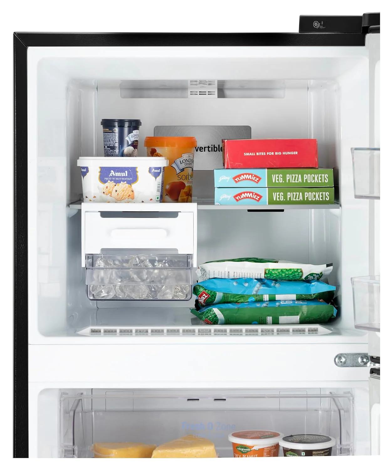 LG 322 L, 2 Star, Convertible, Smart Inverter Compressor, Frost Free Double Door Refrigerator (GL-S342SETY, Emerald Tango, Express Freeze, Auto Smart Connect) - Image 3