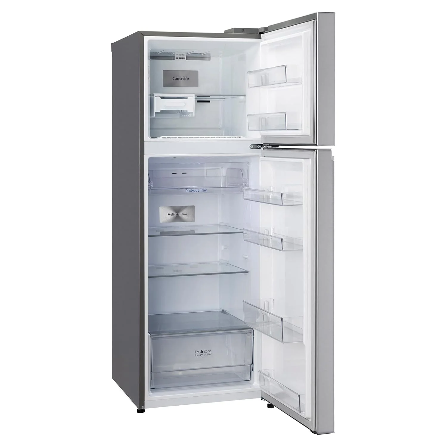 LG 322 L 2 Star Frost-Free Smart Inverter Wi-Fi Double Door Refrigerator Appliance (2023 Model, GL-T342TPZY, Shiny Steel, Convertible &amp; Door Cooling+) - Image 2