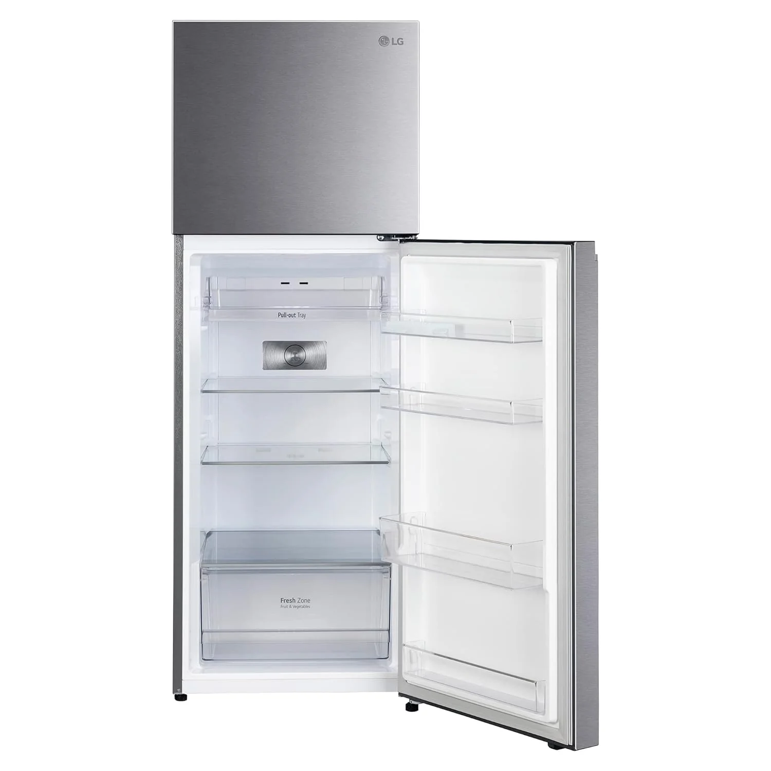 LG 322 L 2 Star Smart Inverter Frost-Free Double Door Refrigerator (GL-N342SDSY, Dazzle Steel, Express Freeze) - Image 8