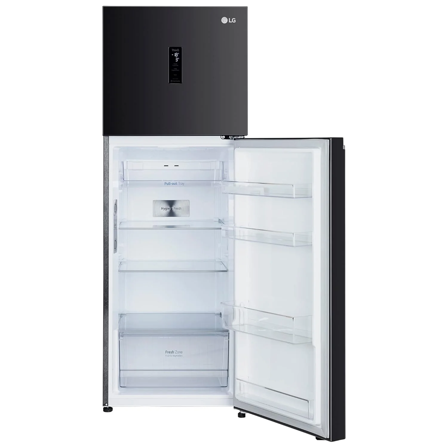 LG 343 L 3 Star Frost-Free Smart Inverter Compressor Wi-Fi Double Door Refrigerator Appliance (GL-T382TESX, Ebony Steel, Convertible With Door Cooling+, 2023 Model) - Image 6