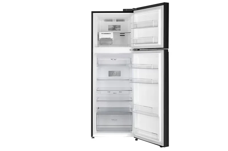 LG 343 Litres 2 Star Frost Free Double Door Convertible Refrigerator with Smart Diagnosis (GL-S382SBMY, Black Mirror) - Image 2
