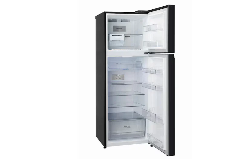 LG 343L Double Door Refrigerator, Convertible, Smart Inverter Compressor, Auto Smart Connect, Ebony Sheen Finish, 2 Star (Open Box / Without Box) - Image 4