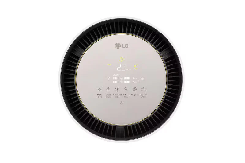 LG 360˚ Clean Air Purifier, 104m² Room Capacity, HEPA Filter, BLDC Motor, Smart indicator, AQI Status, UVnano,(AS10GDBY0) - Image 9