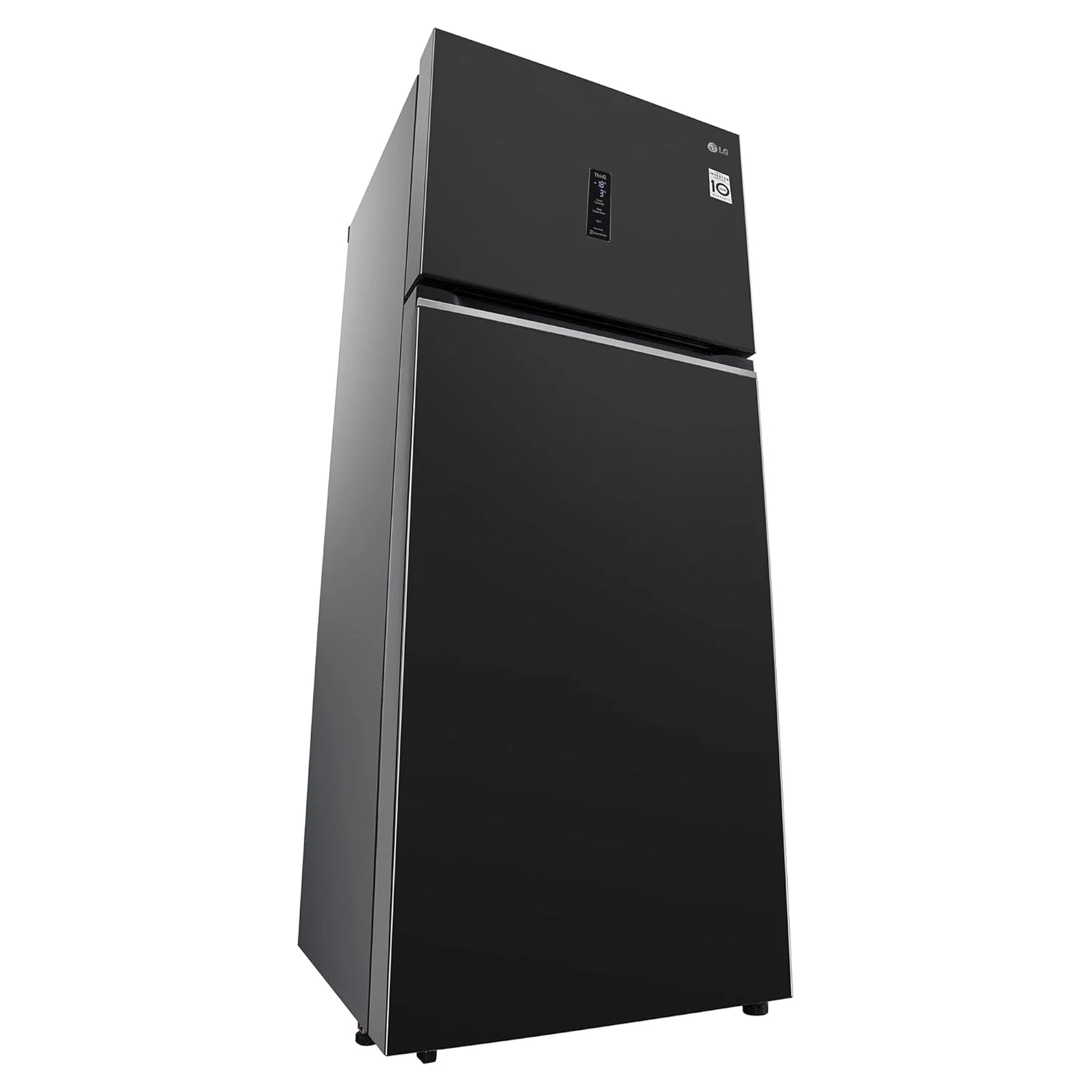 LG 380 L 3 Star Frost-Free Smart Inverter Wi-Fi Double Door Refrigerator Appliance (GL-T412VESX, Ebony Sheen, Convertible &amp; Door Cooling+, Gross Volume- 408 L) - Image 2