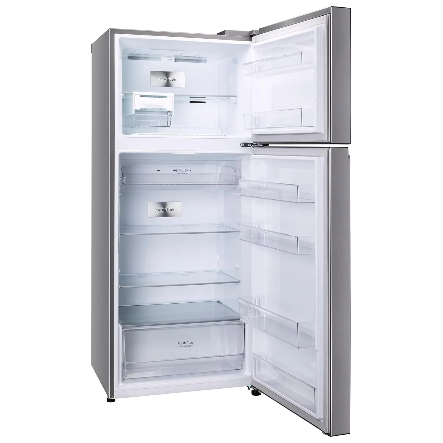 LG 380 L 3 Star Frost-Free Smart Inverter Wi-Fi Double Door Refrigerator Appliance (GL-T412VPZX, Shiny Steel, Convertible &amp; Door Cooling+, Gross Volume- 408 L) - Image 3