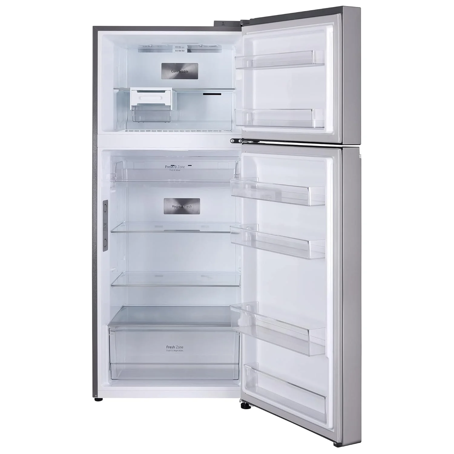 LG 380 L 3 Star Frost-Free Smart Inverter Wi-Fi Double Door Refrigerator Appliance (GL-T412VPZX, Shiny Steel, Convertible &amp; Door Cooling+, Gross Volume- 408 L) - Image 4