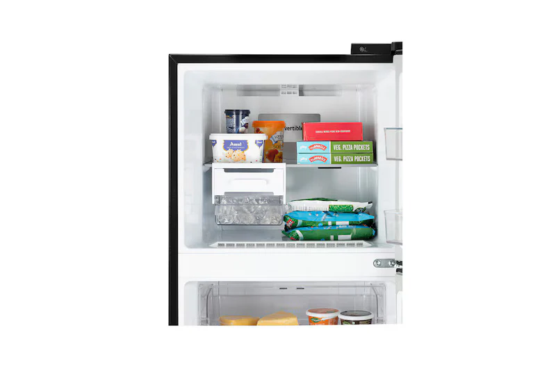 LG 380L Double Door Refrigerator, Convertible, Smart Diagnosis™, Ebony Sheen Finish, 2 Star GL-S412SESY - Image 4