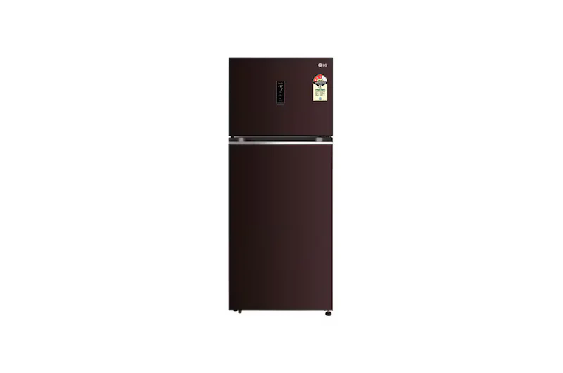 LG 380L Double Door Refrigerator, Convertible, Wi-Fi, Door Cooling™, Russet Sheen Finish, 3 Star GL-T412VRSX