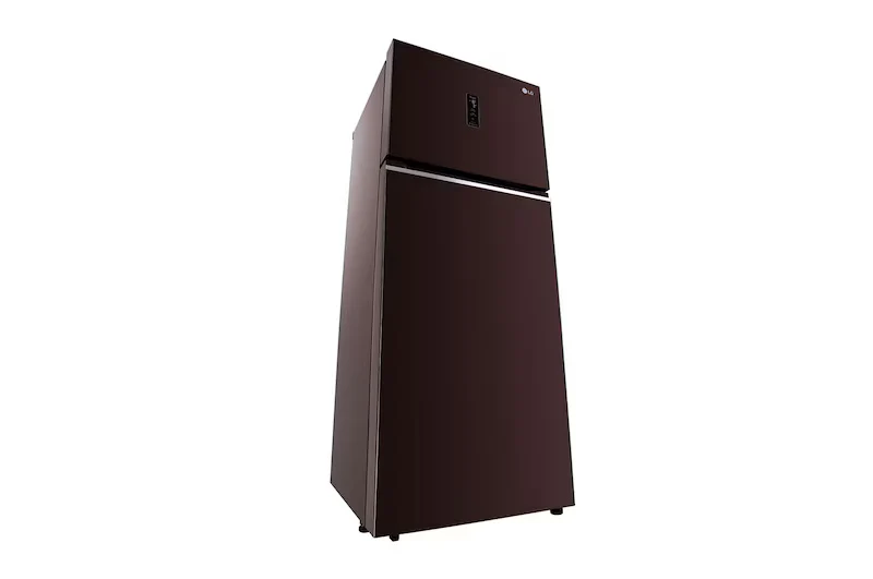 LG 380L Double Door Refrigerator, Convertible, Wi-Fi, Door Cooling™, Russet Sheen Finish, 3 Star GL-T412VRSX - Image 2