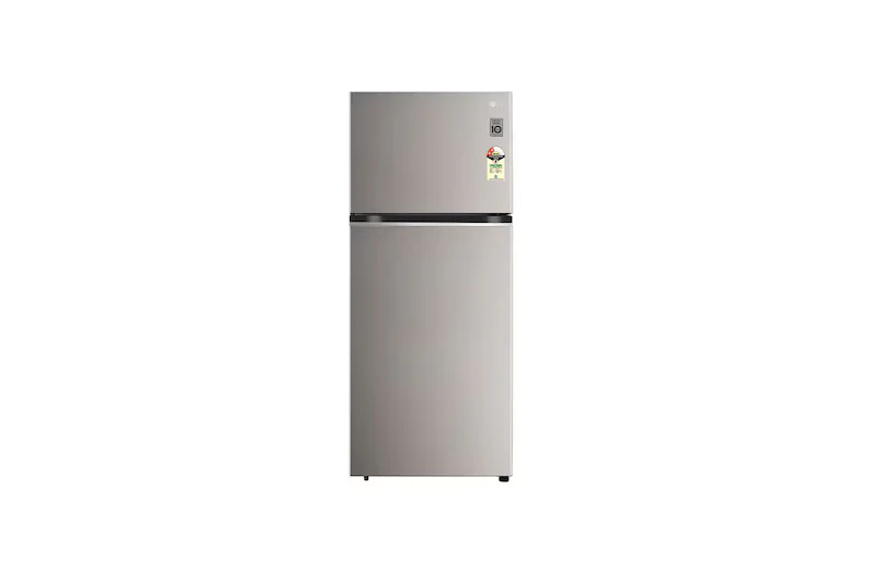 LG 380L Double Door Refrigerator, Smart Diagnosisâ˘, MOIST âNâ FRESH, Urban Steel Finish, 2 Star GL-S412SUSY