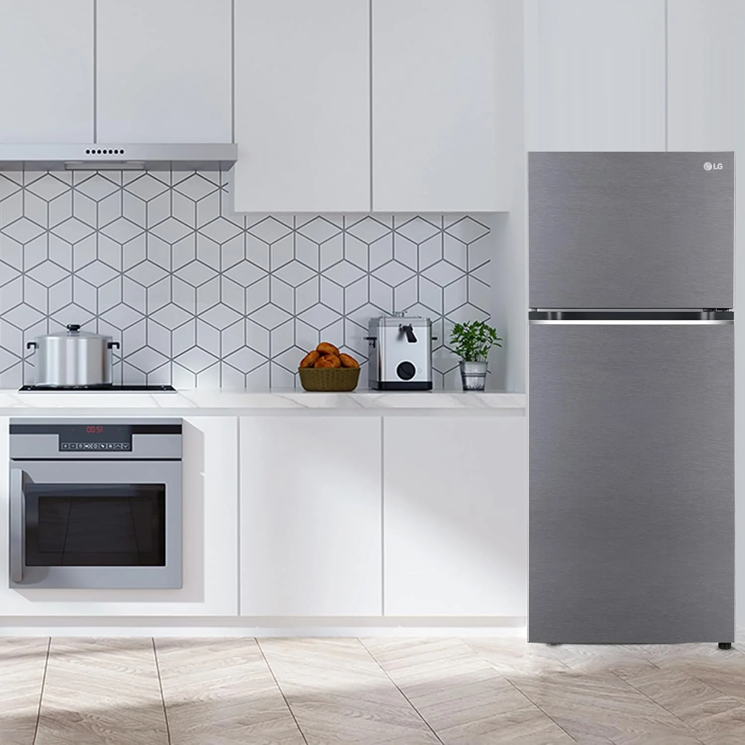 LG 398 L 2 Star Frost-Free Smart Inverter Double Door Refrigerator (, GL-N422SDSY, Dazzle Steel, Express Freeze, Gross Volume â€“ 423 Ltr.), Free 1 Year Extended warranty - Image 16