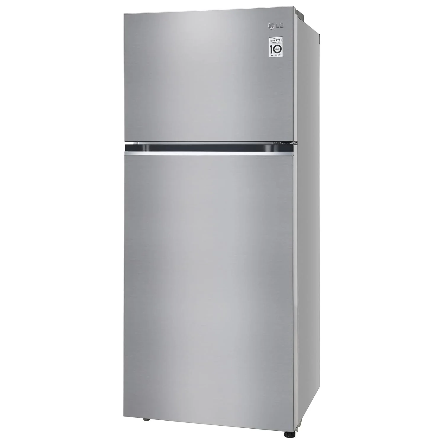 LG 398 L 2 Star Frost-Free Smart Inverter Double Door Refrigerator, GL-S422SPZY, Shiny Steel, Convertible with Express Freezing) - Image 2