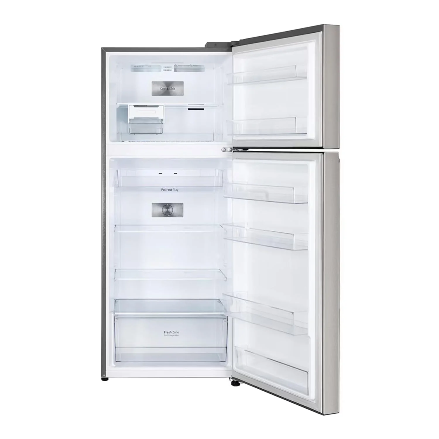 LG 398L Double Door Refrigerator, Convertible with Smart Diagnosis™, Multi Air Flow Cooling, Urban Steel Finish, 2 Star (Model GL-S422SUSY, 2025) - Image 2