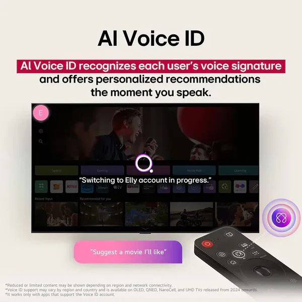 LG 43NANO83A6A 43-Inch 4K Ultra HD NanoCell Smart TV (2025 Model) | webOS AI ThinQ | Dolby Atmos | HDR10 / HLG - Image 2