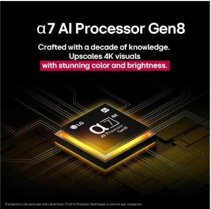 LG 50-inch 4K UHD Smart TV (2025 Model) | α7 AI Processor Gen8 | Filmmaker Mode & Dolby Atmos | UA8250 Series - Image 3