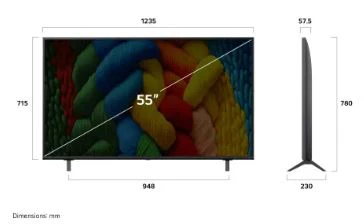 LG 55-inch (139cm) NanoCell 4K Ultra HD Smart TV (NANO85A, 2025) | α7 AI Processor Gen8 | Filmmaker Mode | Dolby Atmo - Image 5