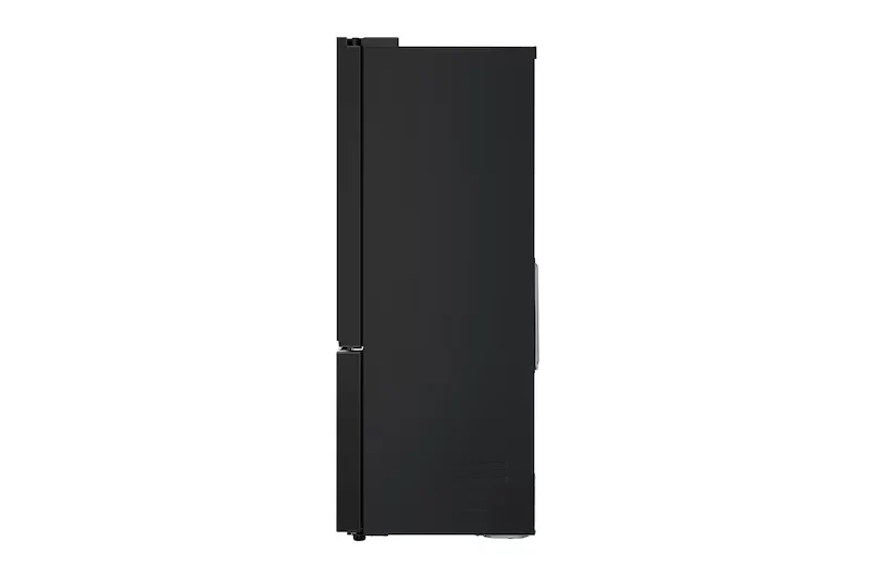 LG 605L French Door Refrigerator, Water Dispenser, Auto Ice Maker, Wi-Fi Convertible, Black Glass Finish, 2 Star GV-F25FFGHB - Image 3