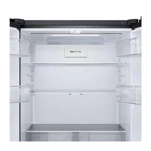 LG 610 Litres 3 Star French Door Refrigerator with Fresh Converter+, Convertilble | Wi-Fi Convertible | Hygiene Fresh+ | Smart Learner (GV-B25FFGMB, Black Glass Finish) - Image 5