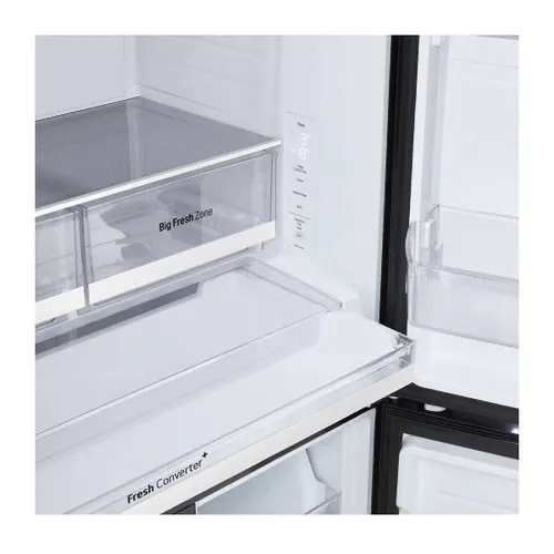 LG 610 Litres 3 Star French Door Refrigerator with Fresh Converter+, Convertilble | Wi-Fi Convertible | Hygiene Fresh+ | Smart Learner (GV-B25FFGMB, Black Glass Finish) - Image 9