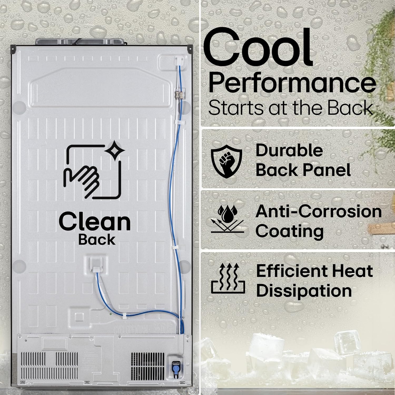 LG 630 L, 3 Star, Frost-Free, Double Door, Door Cooling+, Hygiene Fresh+, Smart Inverter, Wi-Fi Convertible Side By Side Refrigerator with AI ThinQ (GL-L257CMC3, Matt Black, Ice &amp; Water Dispenser) - Image 15