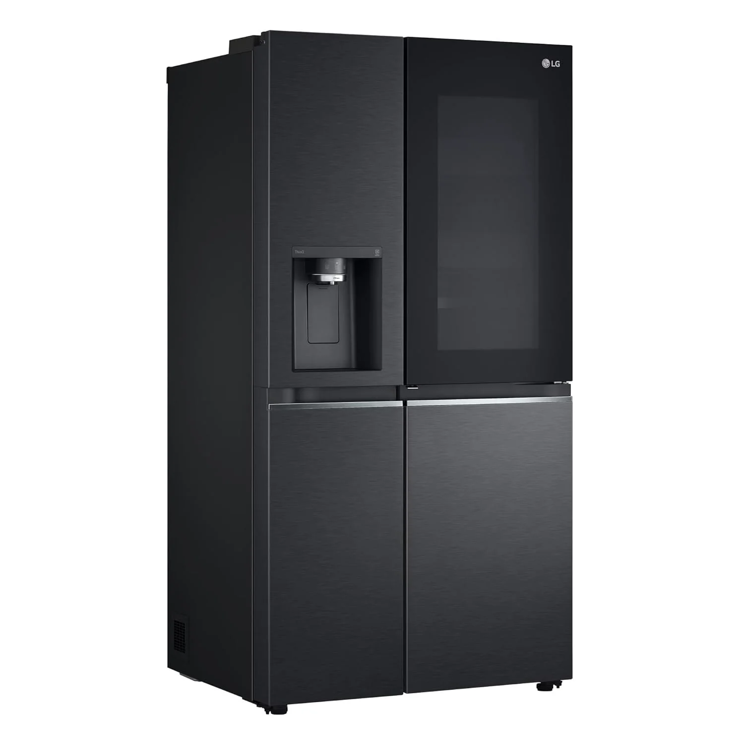 LG 630 L, Frost-Free, Inverter, Wi-Fi Convertible, InstaView Door-In-Door, Side-By-Side Refrigerator with Ice and Water Dispenser (GL-X257AMC3, Matte Black, Door Cooling+ with Hygiene Fresh+) - Image 4