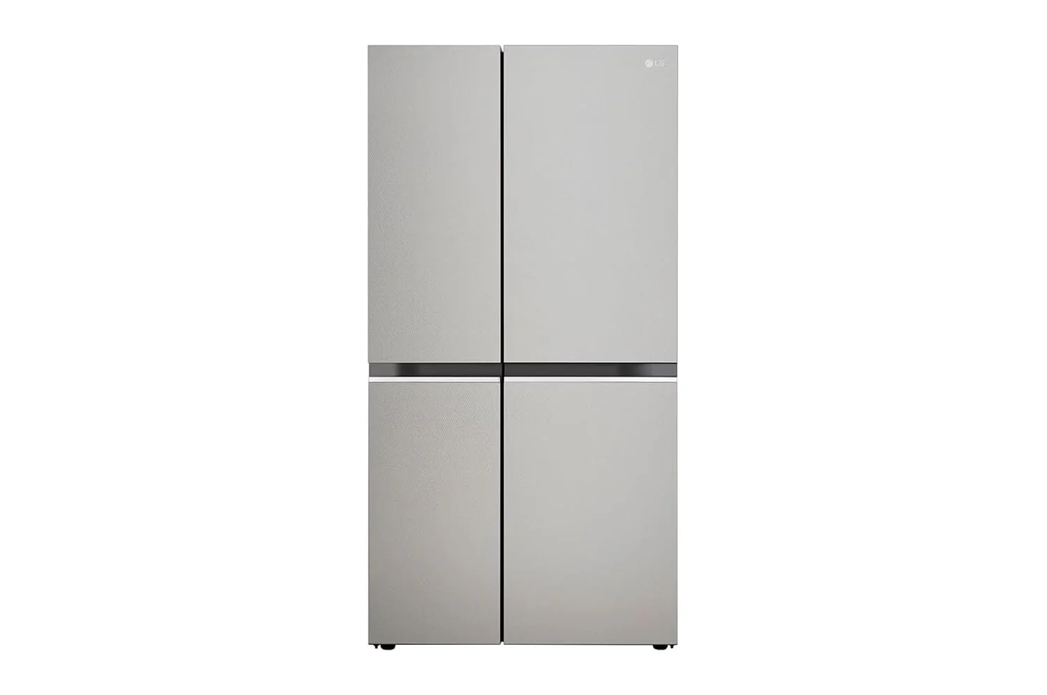 LG 650 L 3 STAR Frost Free Smart Inverter Double Door Side By Side Refrigerator(Wi-Fi Convertible, DoorCooling,GL-B257EUS3, Urban Steel Finish, Convertible)