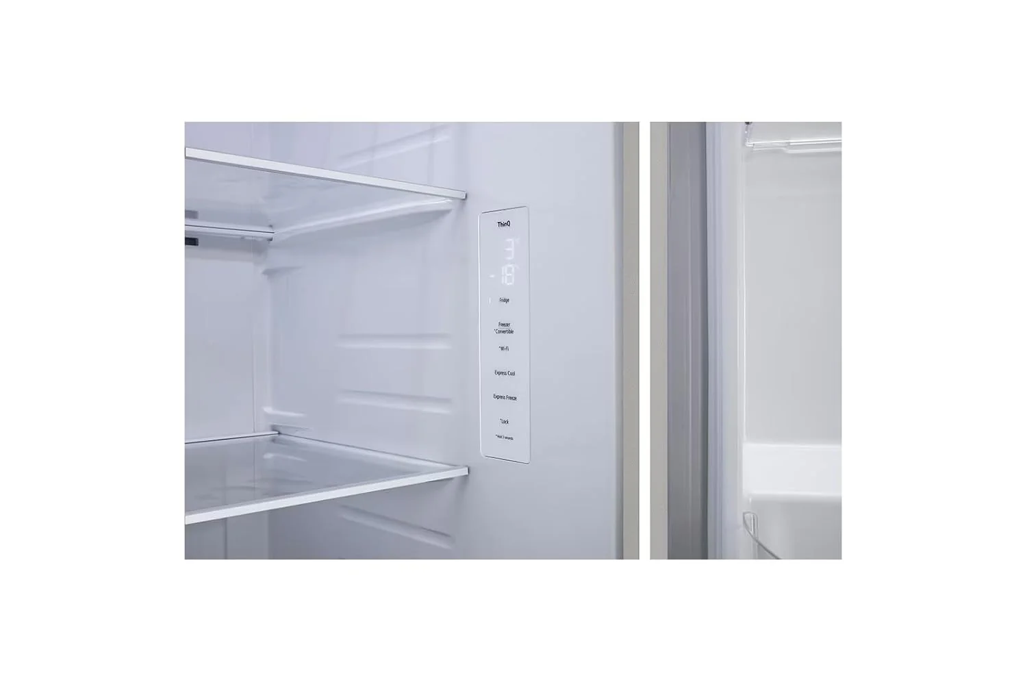 LG 650 L 3 STAR Frost Free Smart Inverter Double Door Side By Side Refrigerator(Wi-Fi Convertible, DoorCooling,GL-B257EUS3, Urban Steel Finish, Convertible) - Image 6