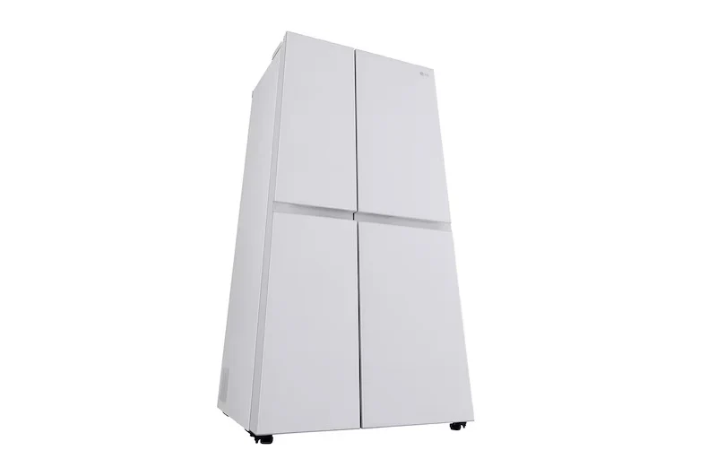 LG 650L Side by Side Refrigerator, Wi-Fi Convertible, DoorCooling+™, Premium Glass Door, Linen White Finish, 3 Star GL-B257DLW3 - Image 9
