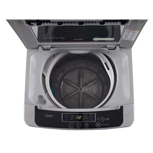 LG 7.5 Kg Fully Automatic Top Loading Washing Machine with Smart Inverter Technology, T75SKSF1Z Middle Free Silver - Image 9