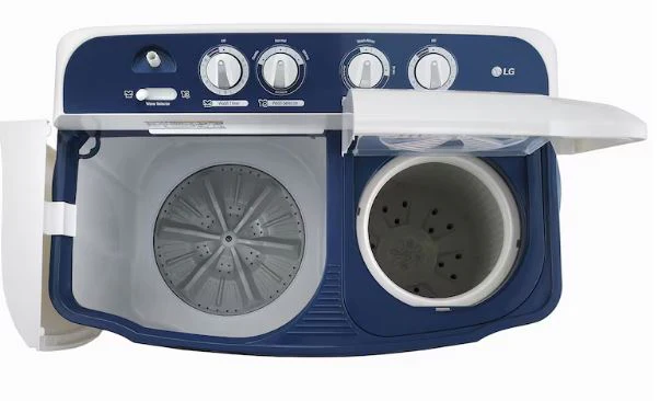 LG 7.5Kg Semi Automatic Washing Machine, Roller Jet Pulsator, Dark Blue, 5 Star(P7510RBAZ) - Image 4