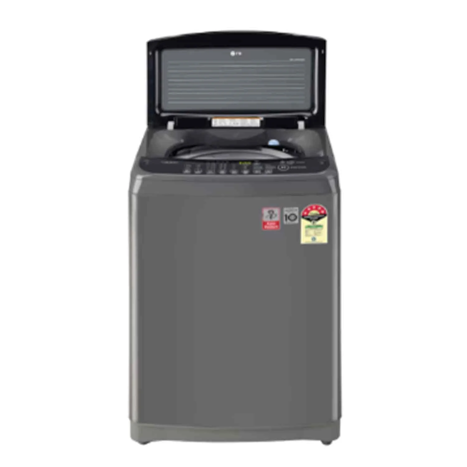 LG 7 Kg 5 Star Inverter TurboDrum Fully Automatic Top Loading Washing Machine (T70AJMB1Z, Jet Spray+, Smart Closing Door, Middle Black) - Image 2