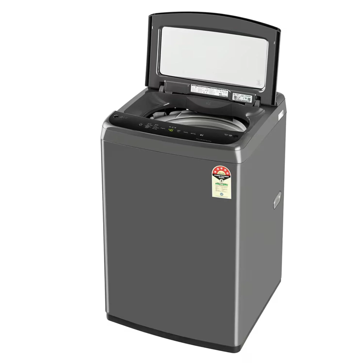 LG 7 Kg Top Load Washing Machine, Smart Inverter Motor, Middle Black (T70VBMB4ZD,) - Image 7