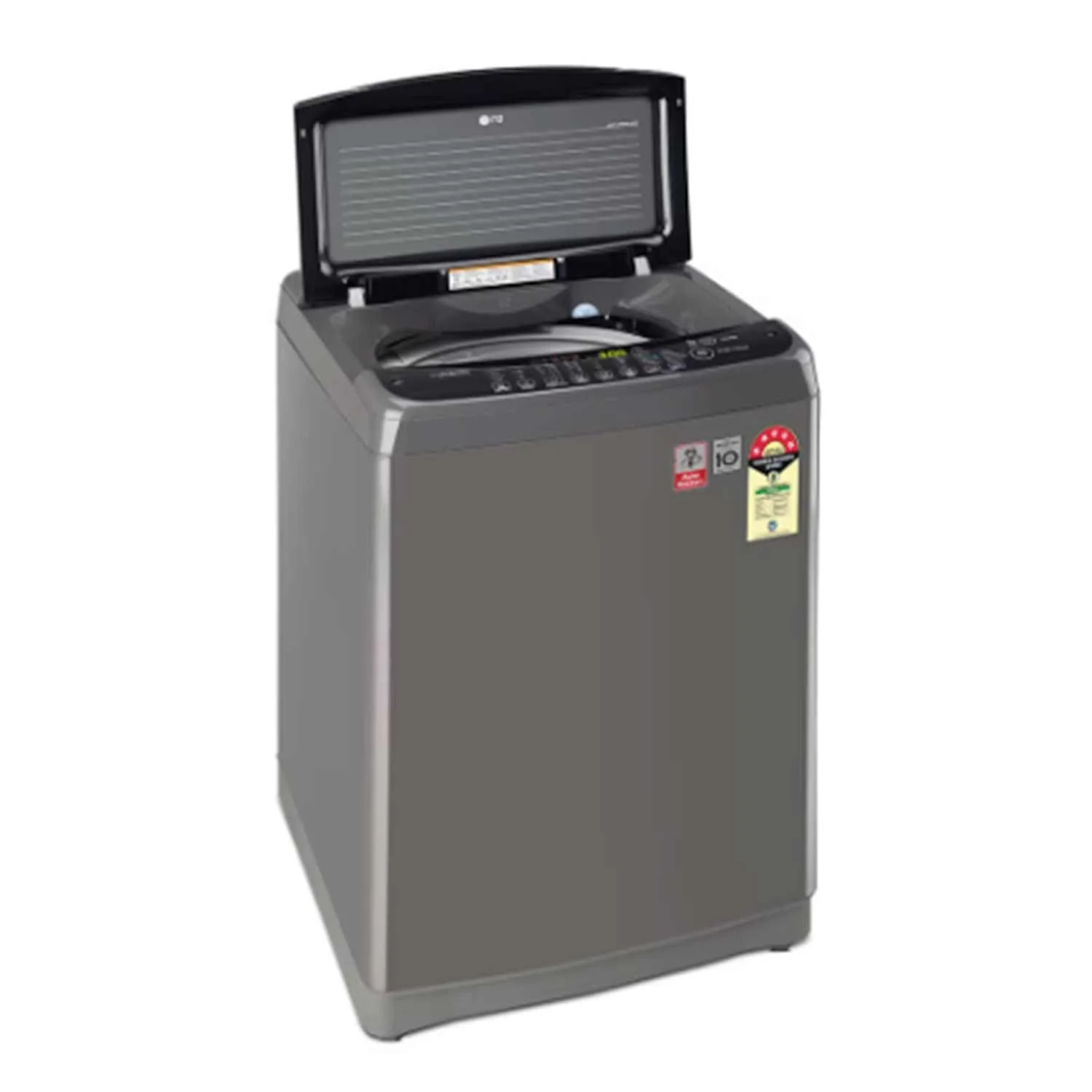 LG 8 Kg 5 Star Inverter TurboDrum Fully Automatic Top Loading Washing Machine (T80AJMB1Z, Jet Spray+, Smart Closing Door, Middle Black) - Image 6