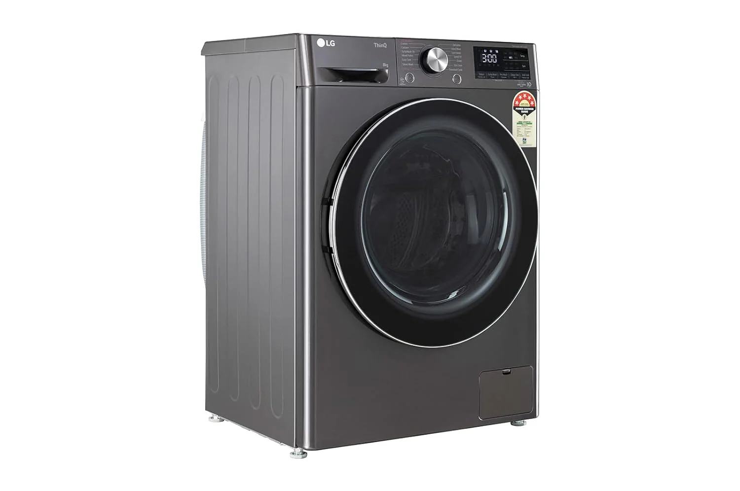 LG 8 Kg Front Load Washing Machine (FHP1208Z9B_Black) - Image 10