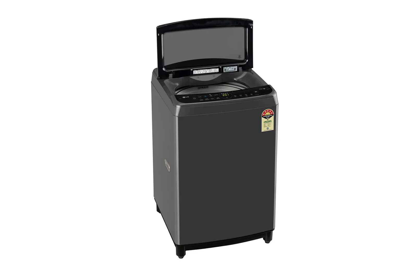 LG 8Kg 5 Star Top Load Washing Machine, AI Direct Drive™, Turbodrum, (THD08NPM,Middle Black) - Image 3