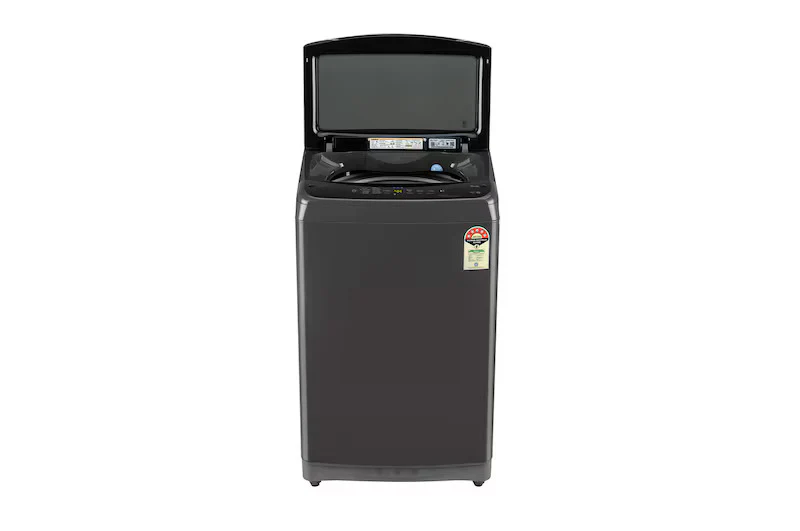 LG 8Kg 5 Star Top Load Washing Machine, Smart Inverter Motor, In-built Heater, Middle Black, T80V4MB1S - Image 4
