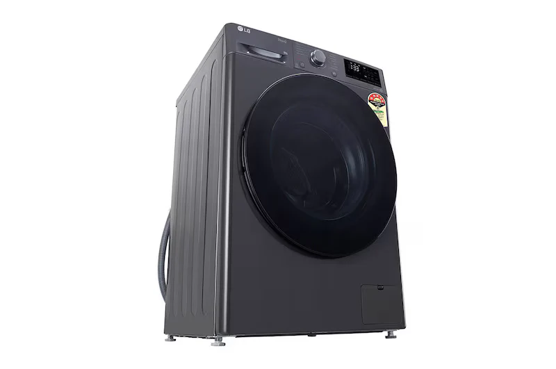 LG 8Kg Front Load Washing Machine, AI Direct Drive™, Middle Black, 5 Star,FHP1208A5M - Image 4