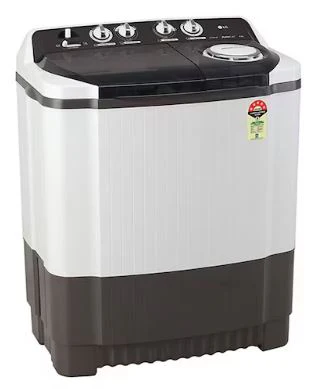 LG 8Kg Semi Automatic Washing Machine, Roller Jet Pulsator + Soak, Dark Grey, 5 Star(P8015SGAZ) - Image 3
